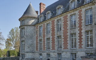 Façade du château de fleury