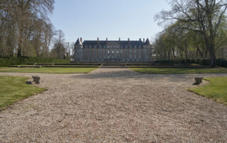 château de fleury depuis le parc