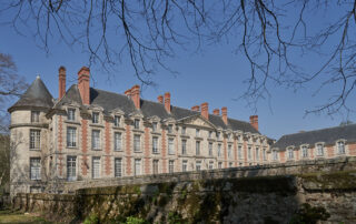 château de fleury vu de côté