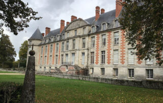 Façade du château de fleury